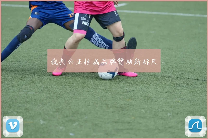 裁判公正性成品牌赞助新标尺